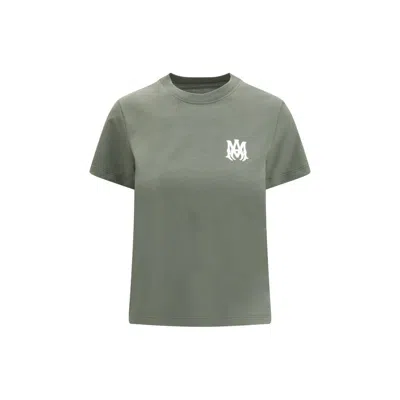 Amiri Green Cotton T-shirt