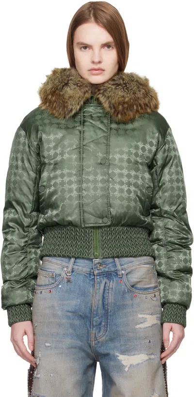 Amiri Green Ma Quad Hooded Jacket