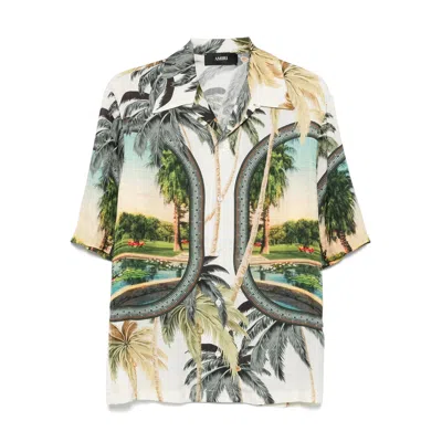 AMIRI AMIRI GREEN SHIRTS MEN