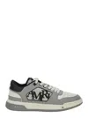 Amiri Grey 'classic Low' Sneakers With Maxi Logo On The Side And Logo Patch On The Tongue In Grey