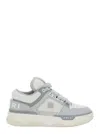 Amiri Toe Perforated Rubber Sole Sneakers In Grey/white