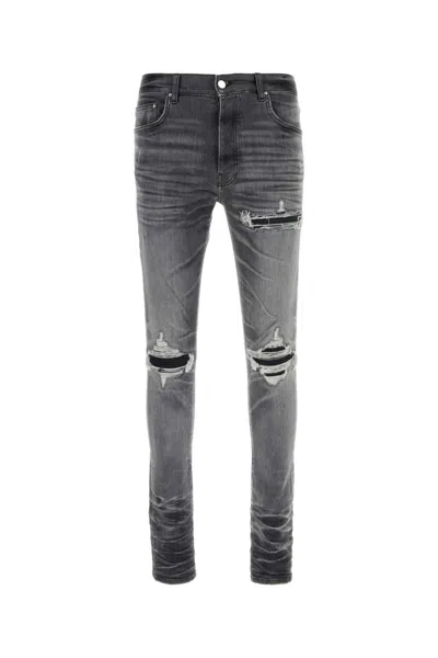AMIRI GREY STRETCH DENIM JEANS