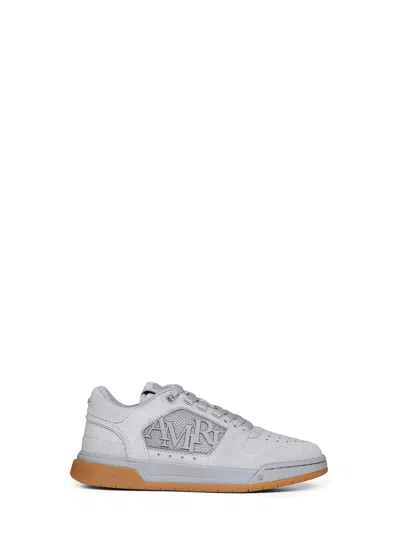 Amiri Grey Suede Classic Low Sneakers In Gray