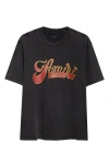 Amiri Groovy Logo-print Cotton-jersey T-shirt In Black