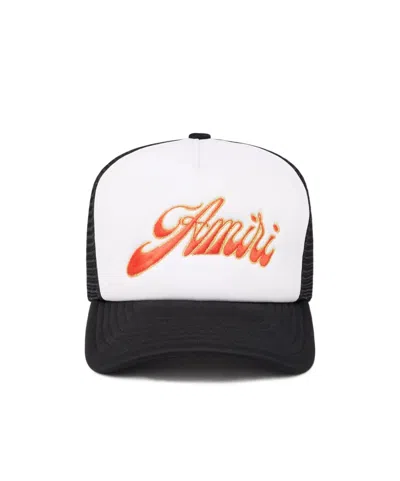 Amiri Groovy Trucker Hat In White