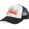 Amiri Groovy Trucker Hat In White