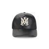 Amiri Black Embroidered Trucker Baseball Hat In Black