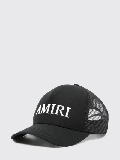 Amiri Cotton Baseball Cap With Logo In Black