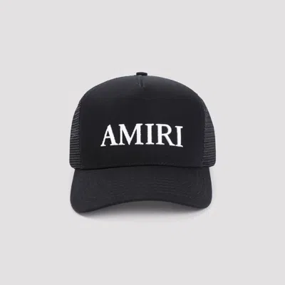 Amiri Core Logo Trucker Cap In Black