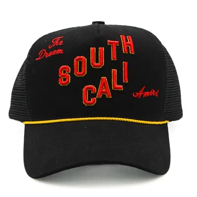 Amiri Embroidered Mesh-panel Baseball Cap In Orange