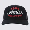 Amiri Black Baseball Cap With Maxi Logo On The Front In Cotton Man In Black