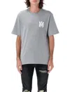 Amiri Heathered Grey Ma Core Logo T-shirt In Grey