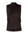 Amiri Distressed Cashmere Turtleneck Tank In Black