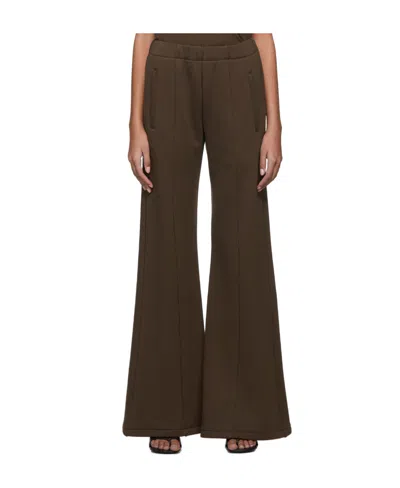 AMIRI HIGH-WAISTED WIDE LEG TRACK TROUSERS