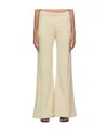 Amiri Paneled Cotton-jersey Wide-leg Track-pants In Nude