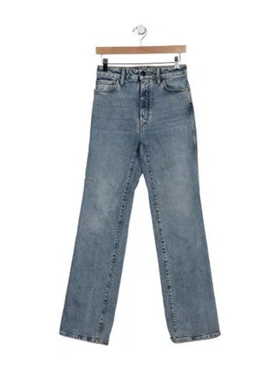Pre-owned Amiri High-rise Flared Jeans In Blue