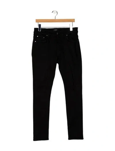 Pre-owned Amiri High-rise Skinny Leg Jeans In Black