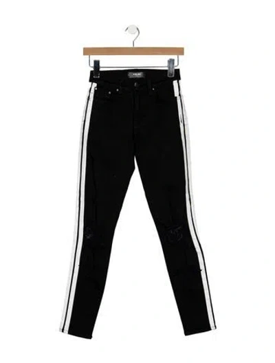Pre-owned Amiri High-rise Skinny Leg Jeans In Black