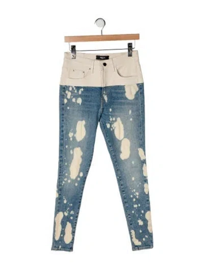 Pre-owned Amiri High-rise Skinny Leg Jeans In Blue