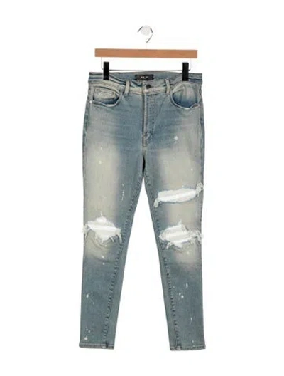 Pre-owned Amiri High-rise Skinny Leg Jeans In Blue