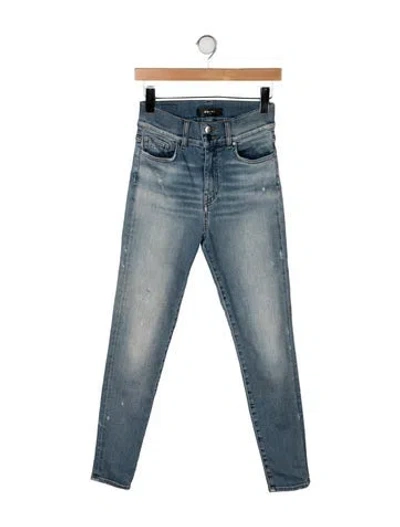 Pre-owned Amiri High-rise Skinny Leg Jeans In Blue