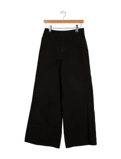 Pre-owned Amiri High-rise Wide Leg Jeans In Black