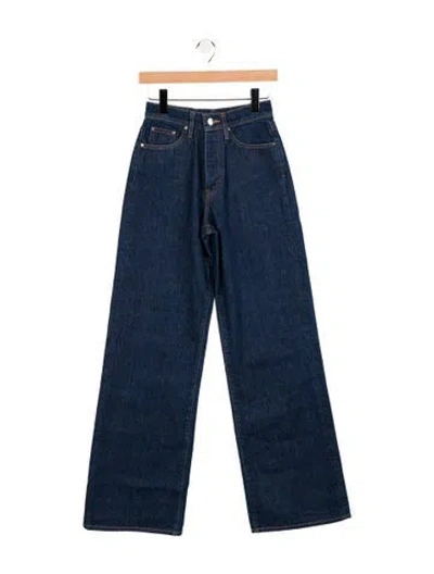 Pre-owned Amiri High-rise Wide Leg Jeans In Blue