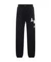 Amiri Hockey Logo-patch Track Pants In Black