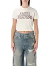 Amiri Graphic Print Crew Neck Short Sleeve Top In White