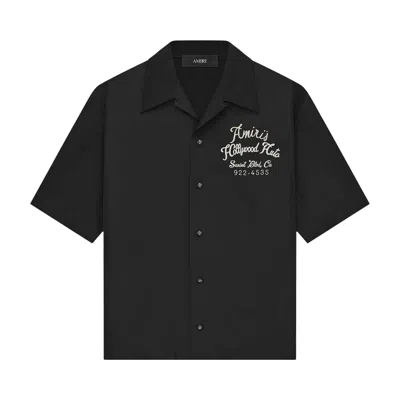 Pre-owned Amiri Hollywood Auto Bowling Shirt 'black' | Men's Size Xl