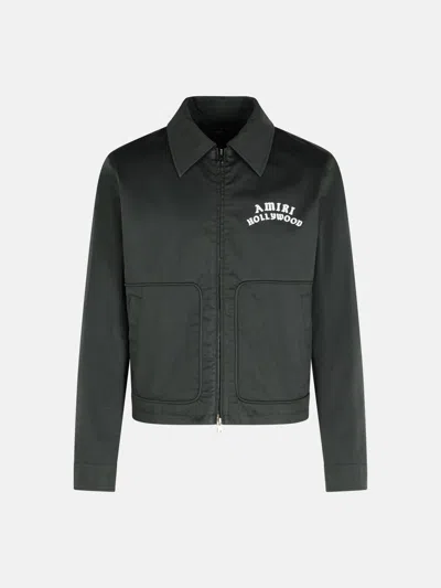 Amiri 'hollywood' Black Cotton Jacket