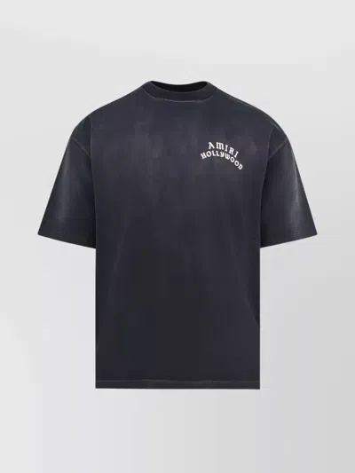 AMIRI HOLLYWOOD COTTON CREW NECK T-SHIRT