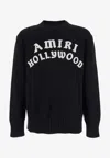Amiri Hollywood Sweater With Embroidery In Black