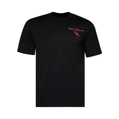 Pre-owned Amiri Hollywood Gothic Tee 'black' | Men's Size Xs