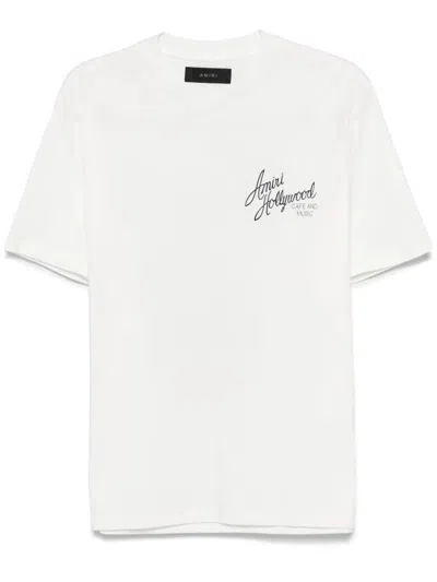 Amiri Hollywood Graphic Tee For Men In White