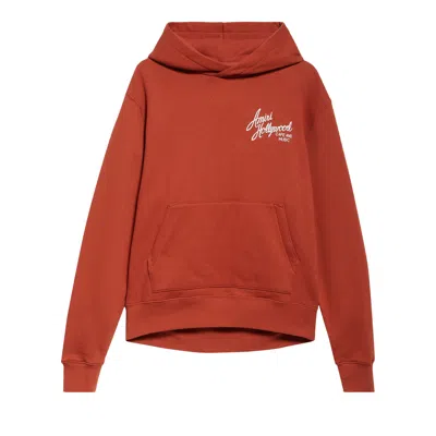 Pre-owned Amiri Hollywood Hoodie 'burnt Orange' | Men's Size S