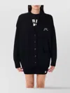 Amiri Hollywood Knitwear Cardigan Front Pockets In Black