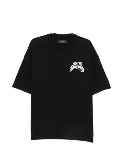 Amiri Skate Hollywood Lightweight Knit T-shirt In Black