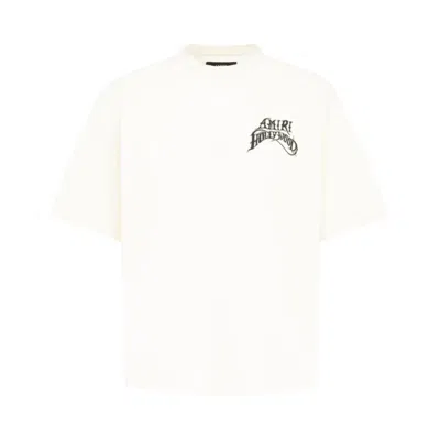 Pre-owned Amiri Hollywood Lj Tee 'ivory' | White | Men's Size Xs