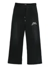 Amiri Hollywood Logo Jogger Pants In Black
