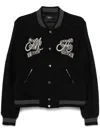 Amiri Hollywood Music Club Bomber Jacket In 黑色