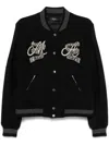 Amiri Hollywood Music Club Bomber Jacket In Black