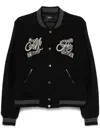 Amiri Hollywood Music Club Bomber Jacket In Schwarz