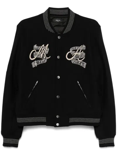 Amiri Hollywood Music Club Bomber In Black