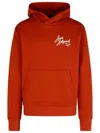 Amiri 'hollywood' Orange Cotton Sweatshirt In Orange