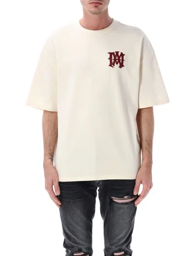 Amiri Hollywood Oversized Cotton Tee In White