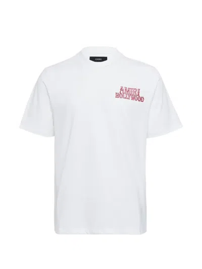 Amiri Hollywood Oversized T-shirt In White
