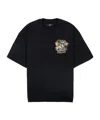 Amiri Mens Black Hollywood Oversized Cotton-jersey T-shirt Xl In Black