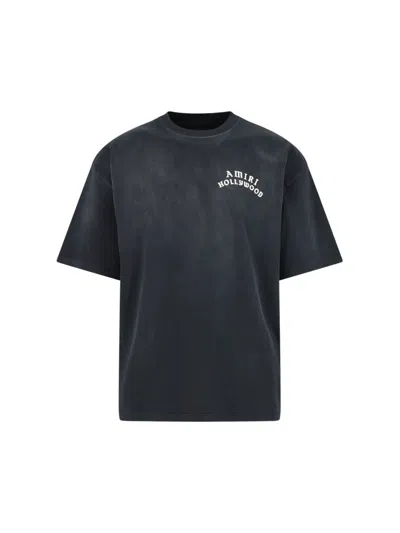 Amiri Hollywood Oversized Tee In Yellow