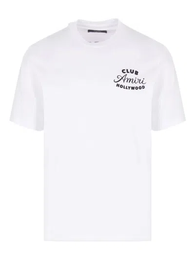 Amiri Hollywood Polo Shirt By Club  In White
